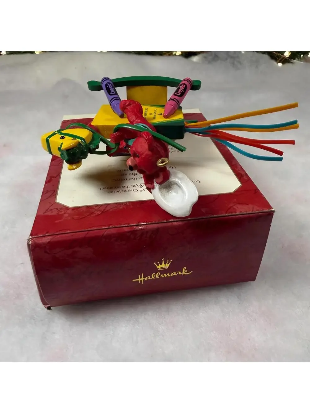 Bright Rocking Colors - Crayola Crayon Rocking Horse - Hallmark Ornament 1997
